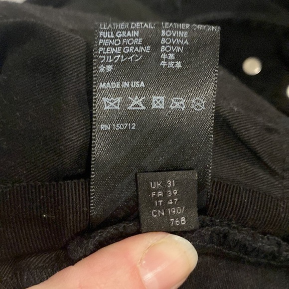 Amiri faded black mx1 skinny jeans, men’s 31us - Picture 15 of 15